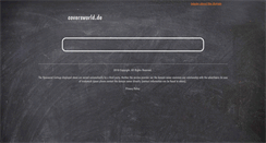Desktop Screenshot of coversworld.de
